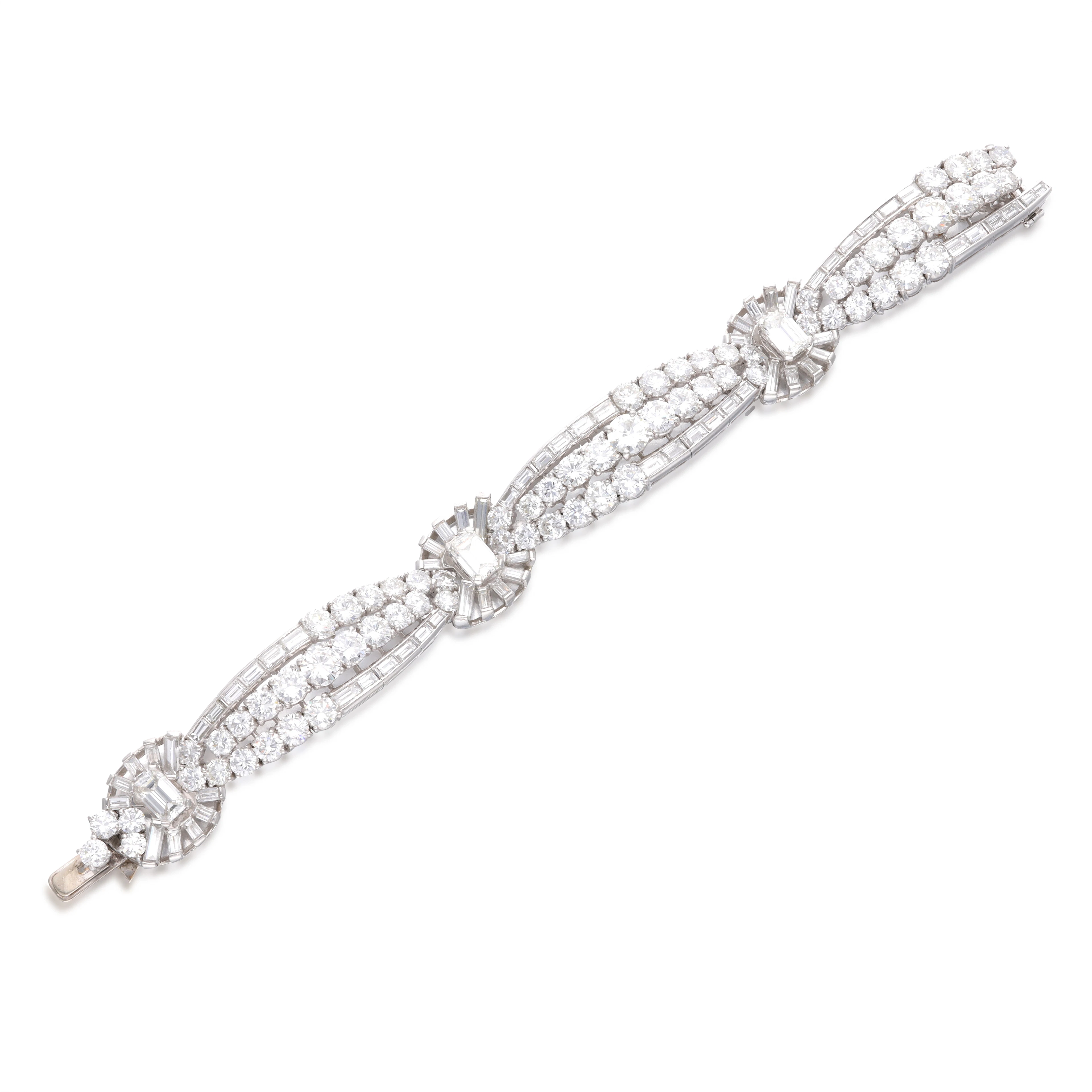 Platinum and Diamond Bracelet