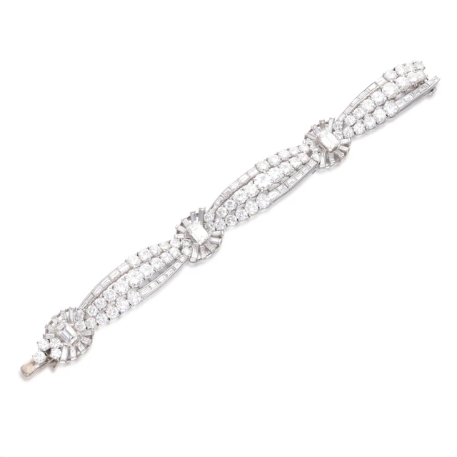 Platinum and Diamond Bracelet