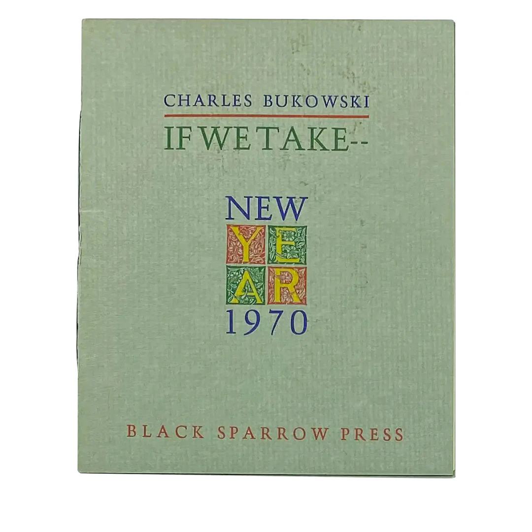 If We Take Inscribed First Edition