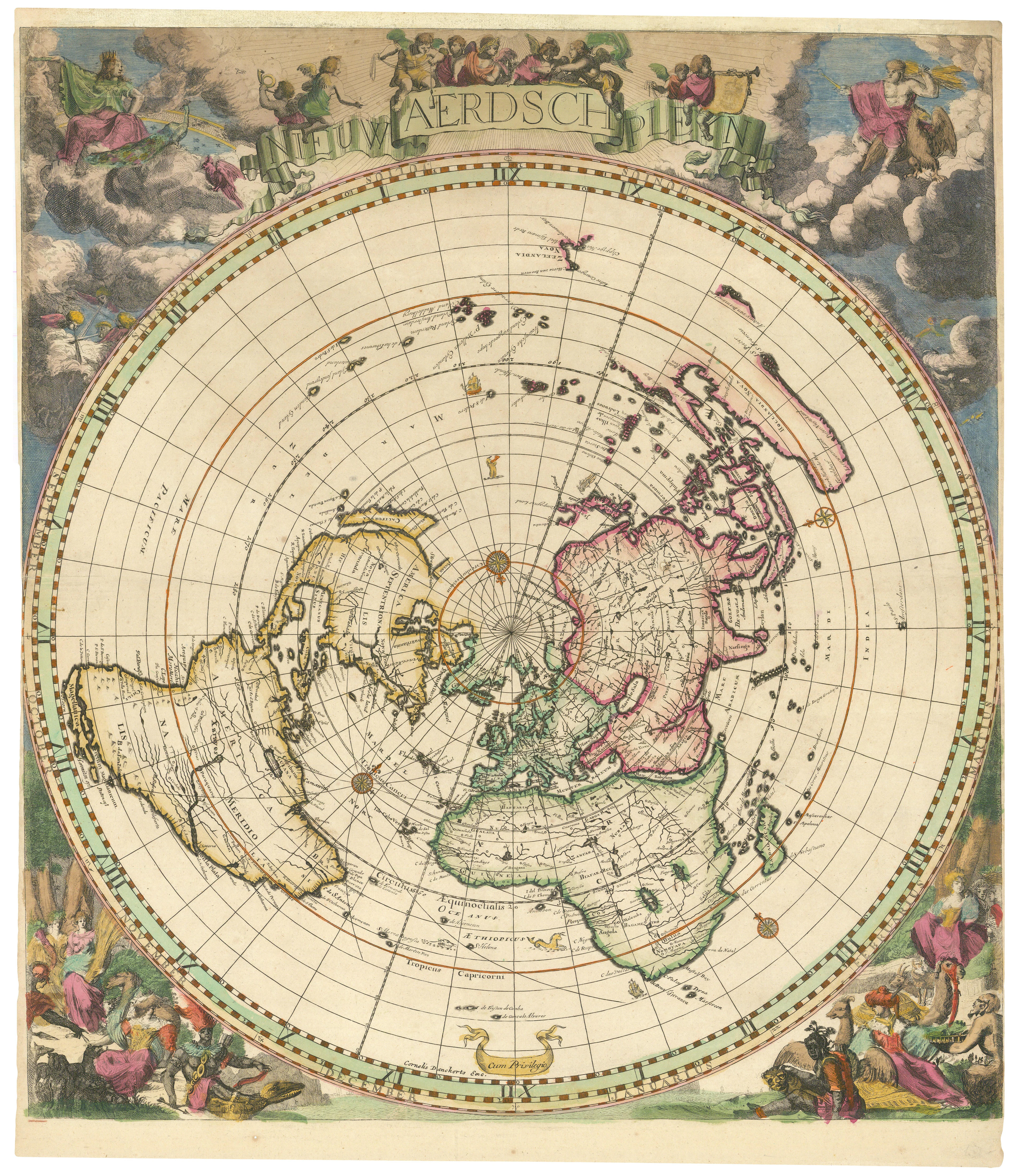 Dutch Map of the World