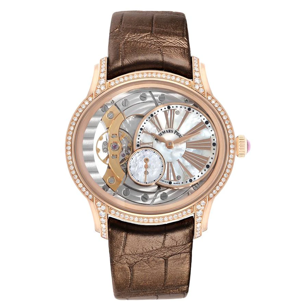 Millenary (Reference 77247OR.ZZ.A812CR.01). A 39.5mm rose gold diamond-set