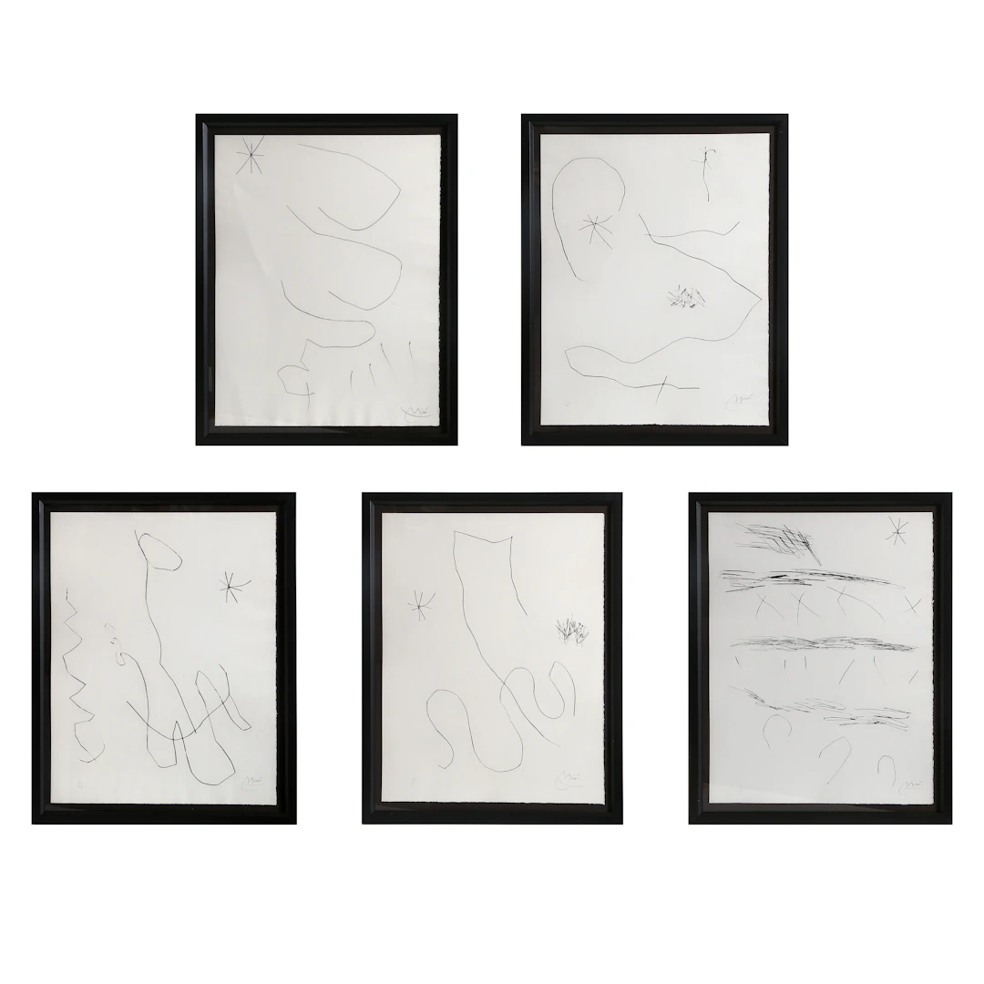 Five Prints from Journal d'un Graveur