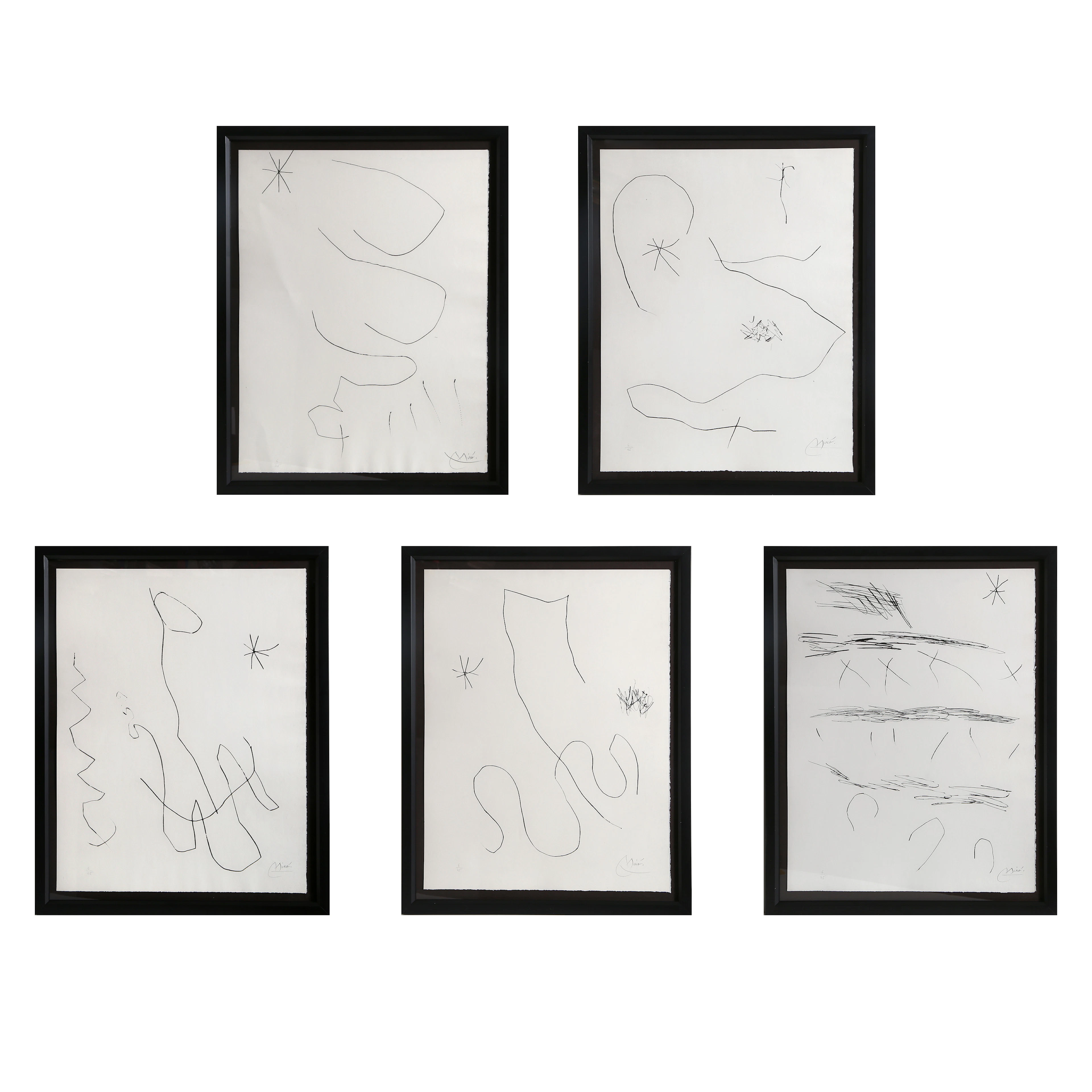 Five Prints from Journal d'un Graveur