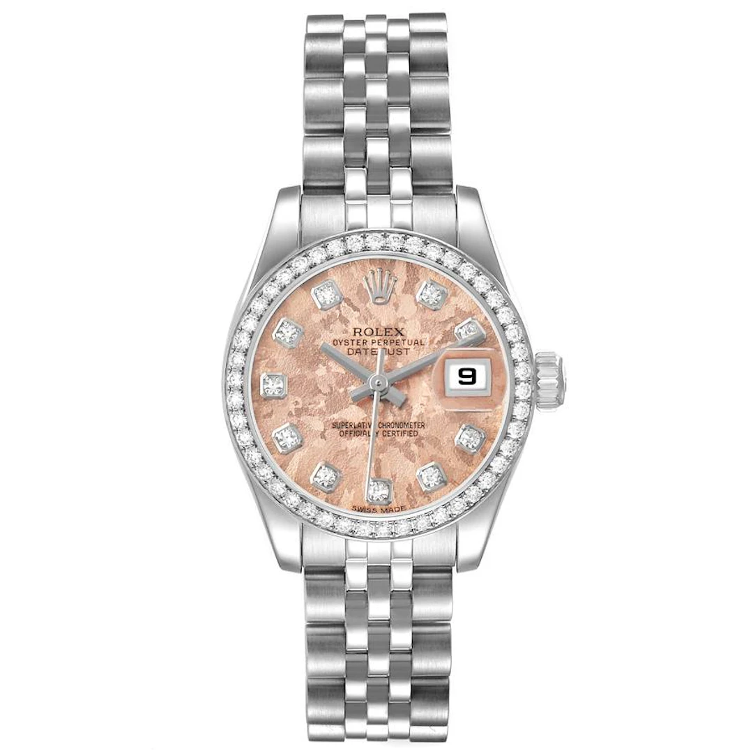 Datejust 'Crystal' Dial (Reference 179384). A 26mm white gold stainless