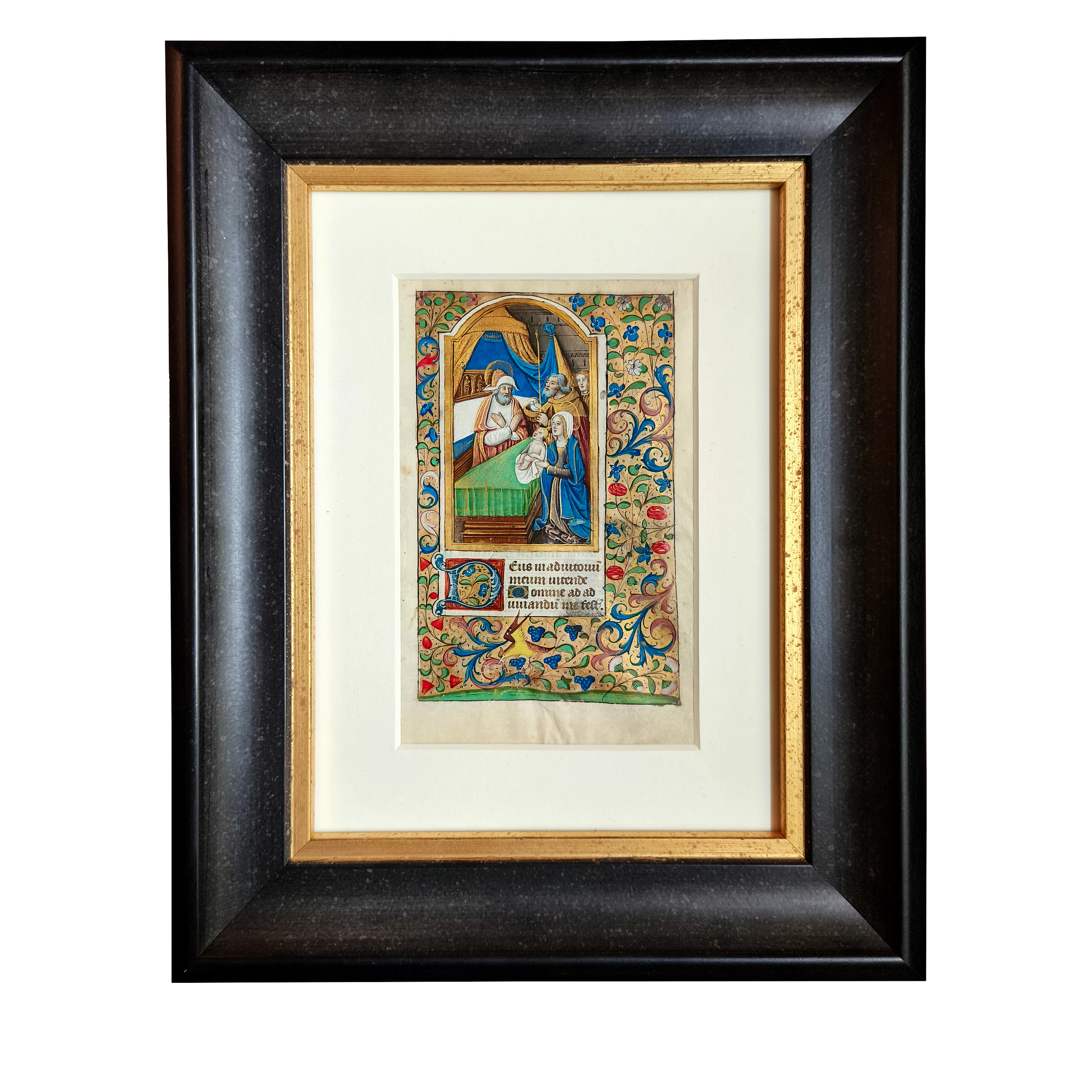 Miniature from a Book of Hours | Presentation of Christ in the Temple