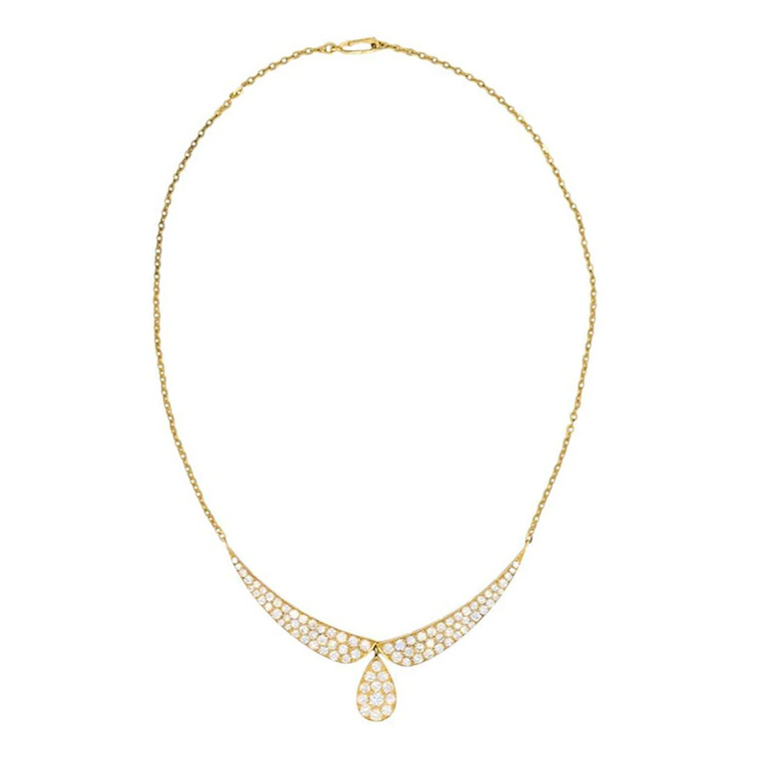 Vintage Gold and Diamond Necklace