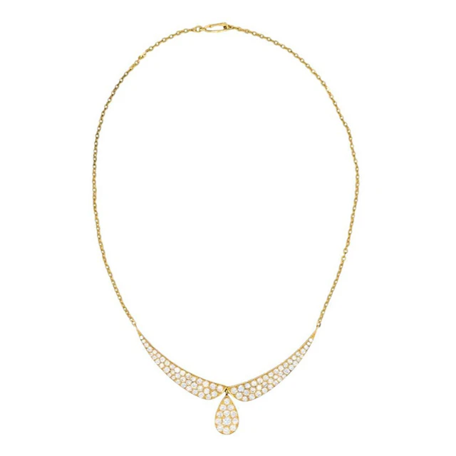 Vintage Gold and Diamond Necklace