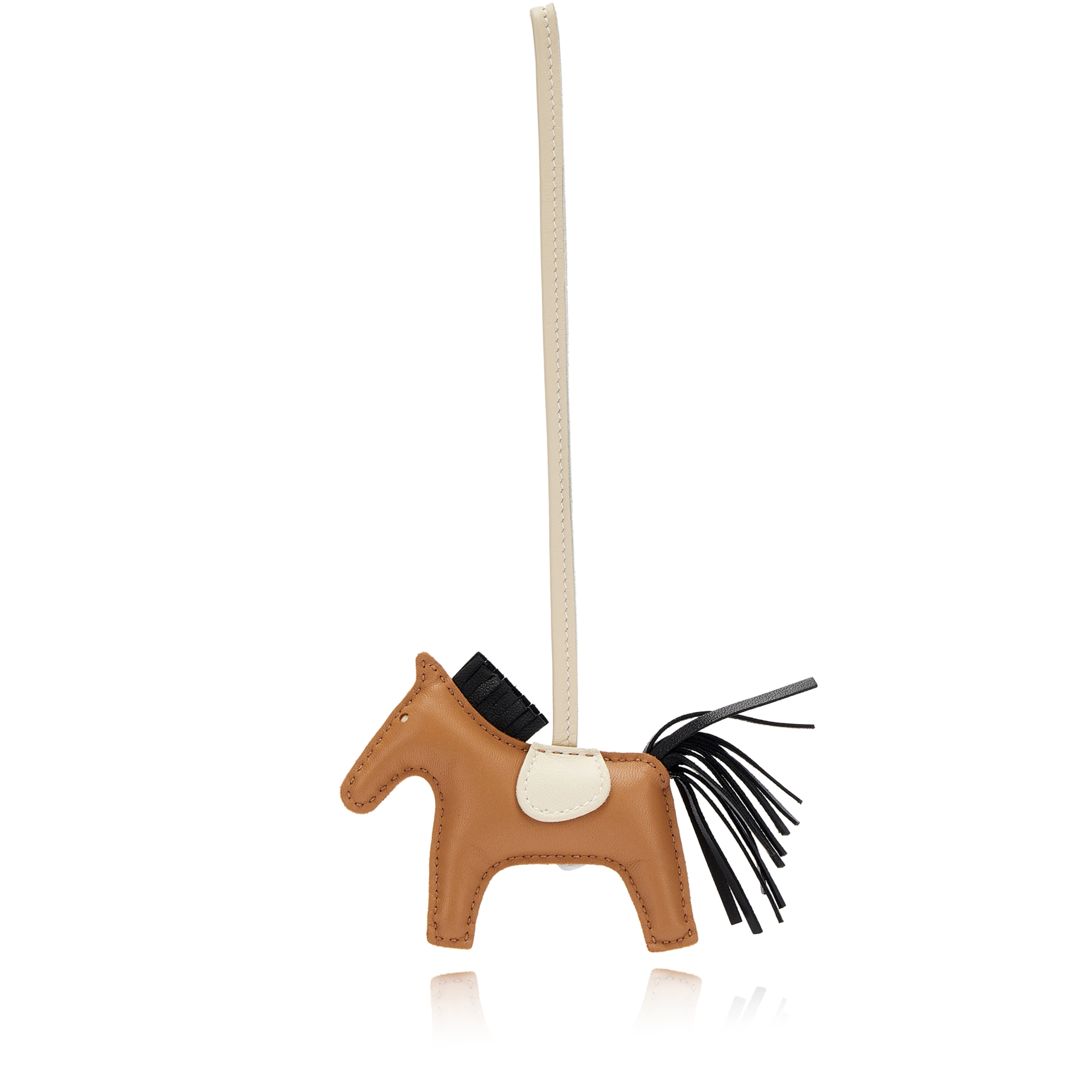 Chai, Craie and Black Milo and Swift Leather GriGri Rodeo Charm PM, 2021