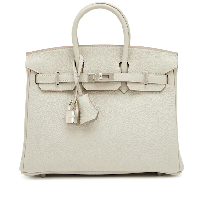 Gris Perle Togo Birkin 25 Palladium Hardware, 2022