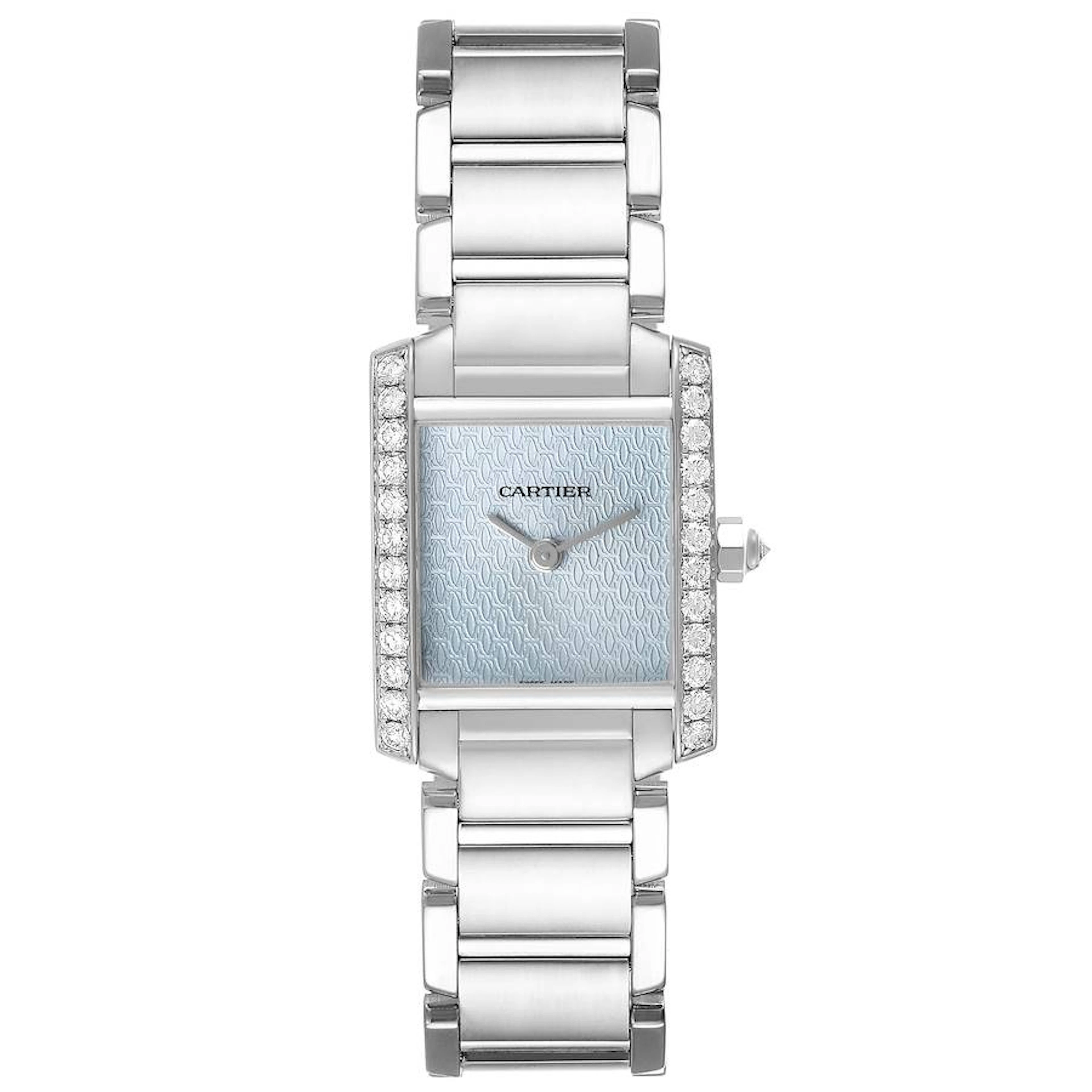 Tank Francaise (Reference WE1019S3). A 25mm white gold diamond-set