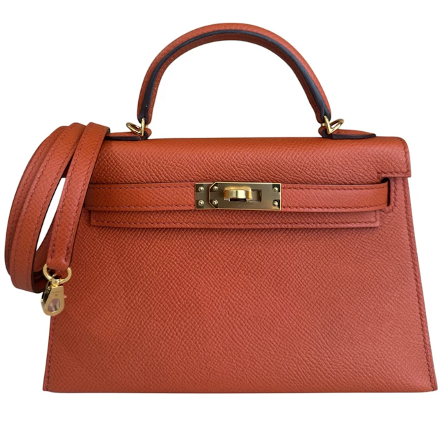 Terre Battue Epsom Mini Kelly 20 II Gold Hardware, 2020