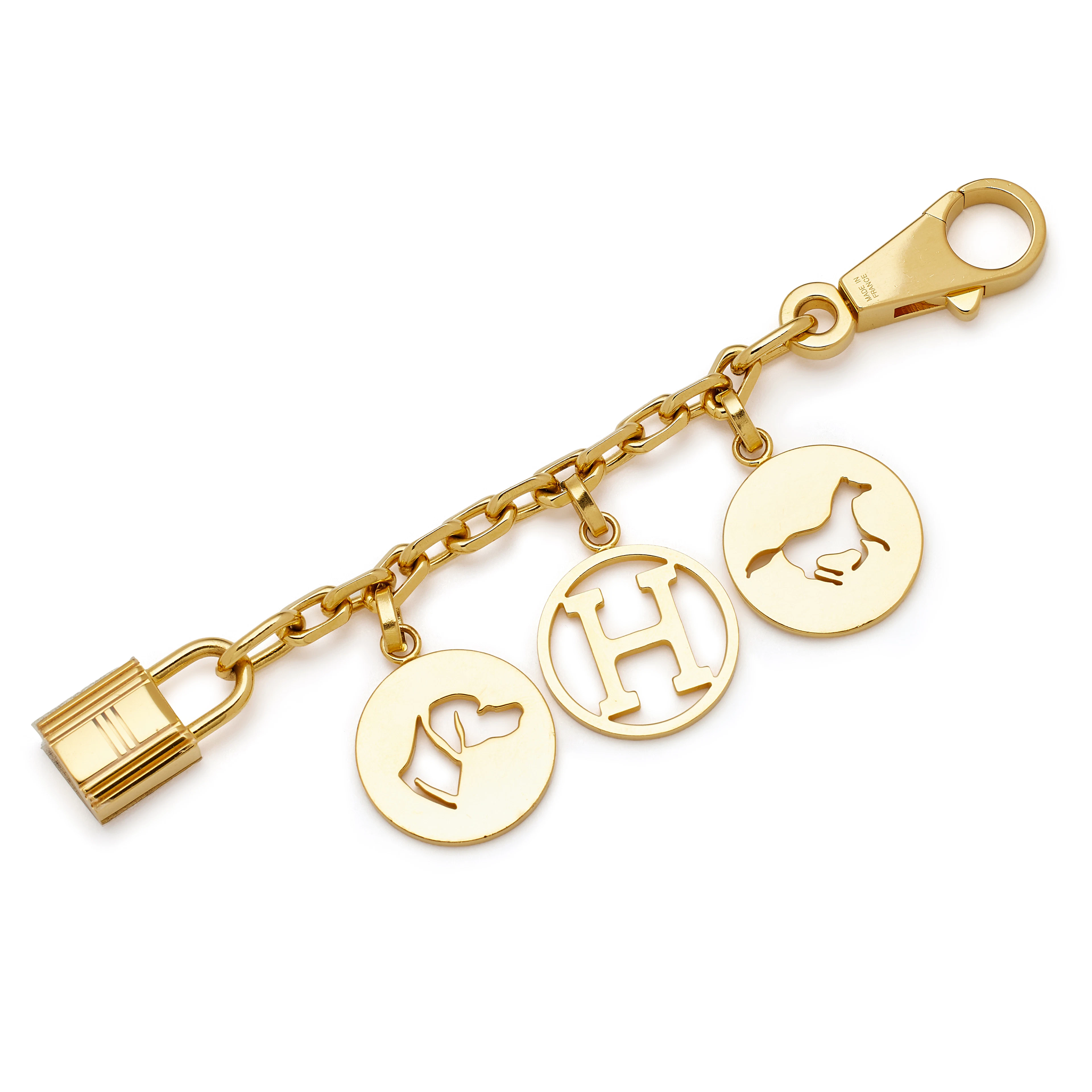 Gold Olga Breloque Bag Charm