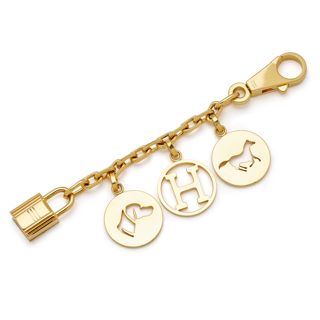 Gold Olga Breloque Bag Charm