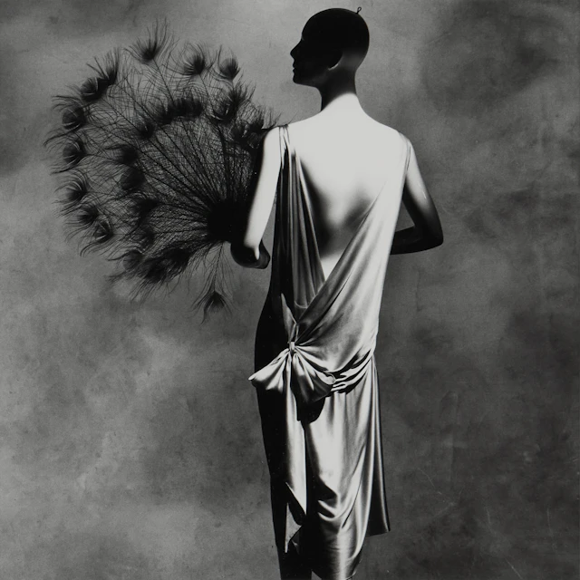 Vionnet Dress with Fan, New York