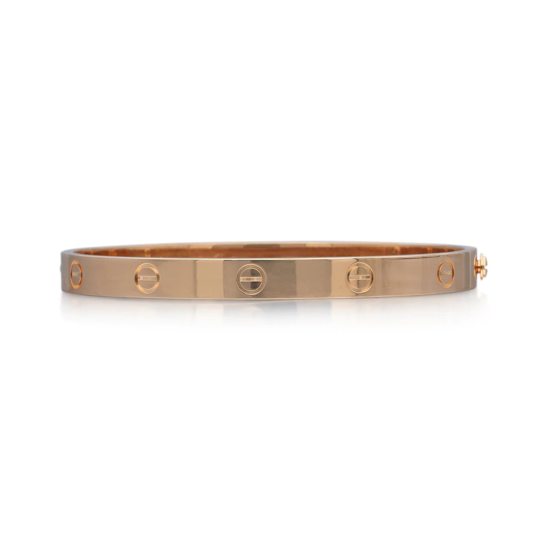 Rose Gold Love Bangle Bracelet