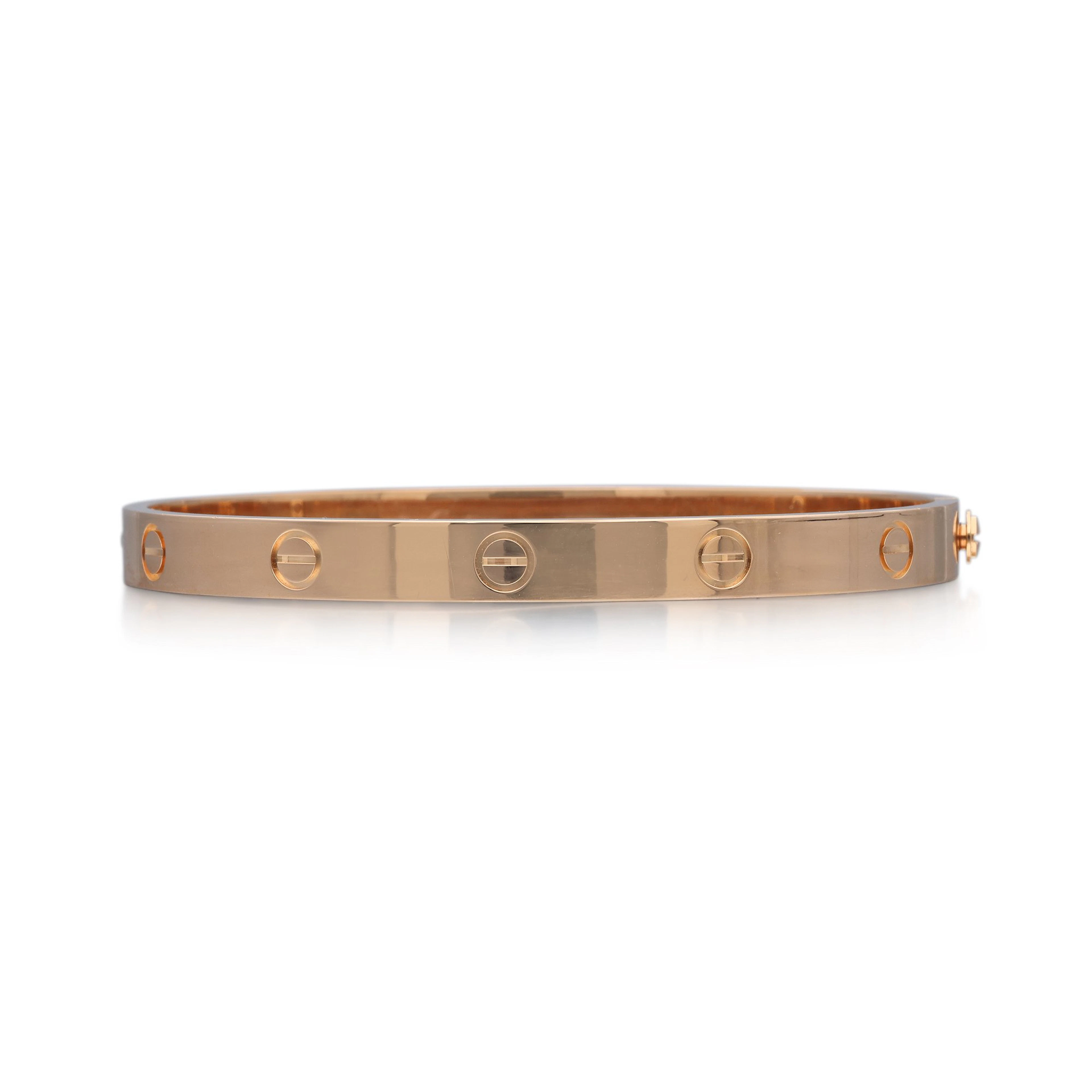 Rose Gold Love Bangle Bracelet