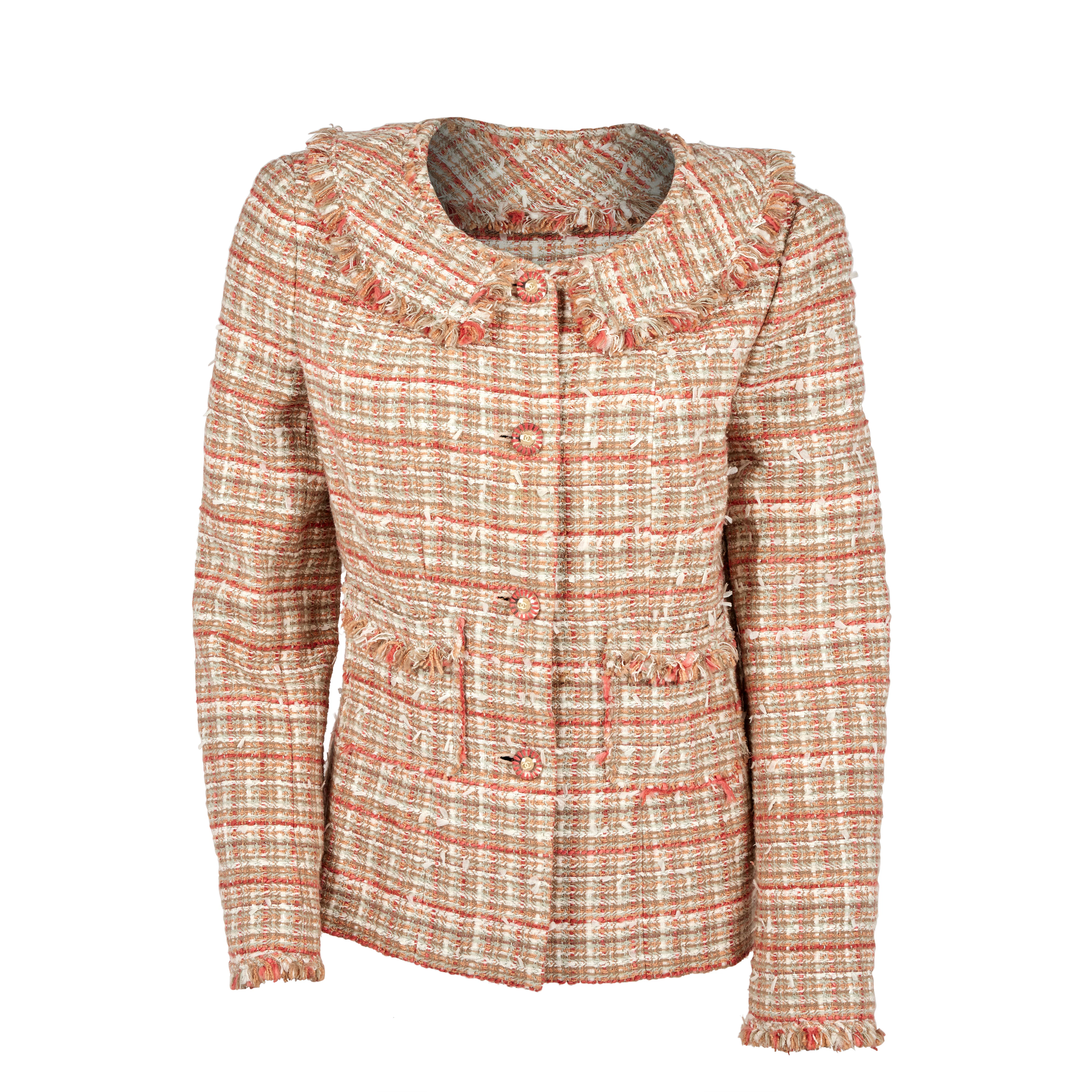 Orange and White Tweed Jacket, 2004