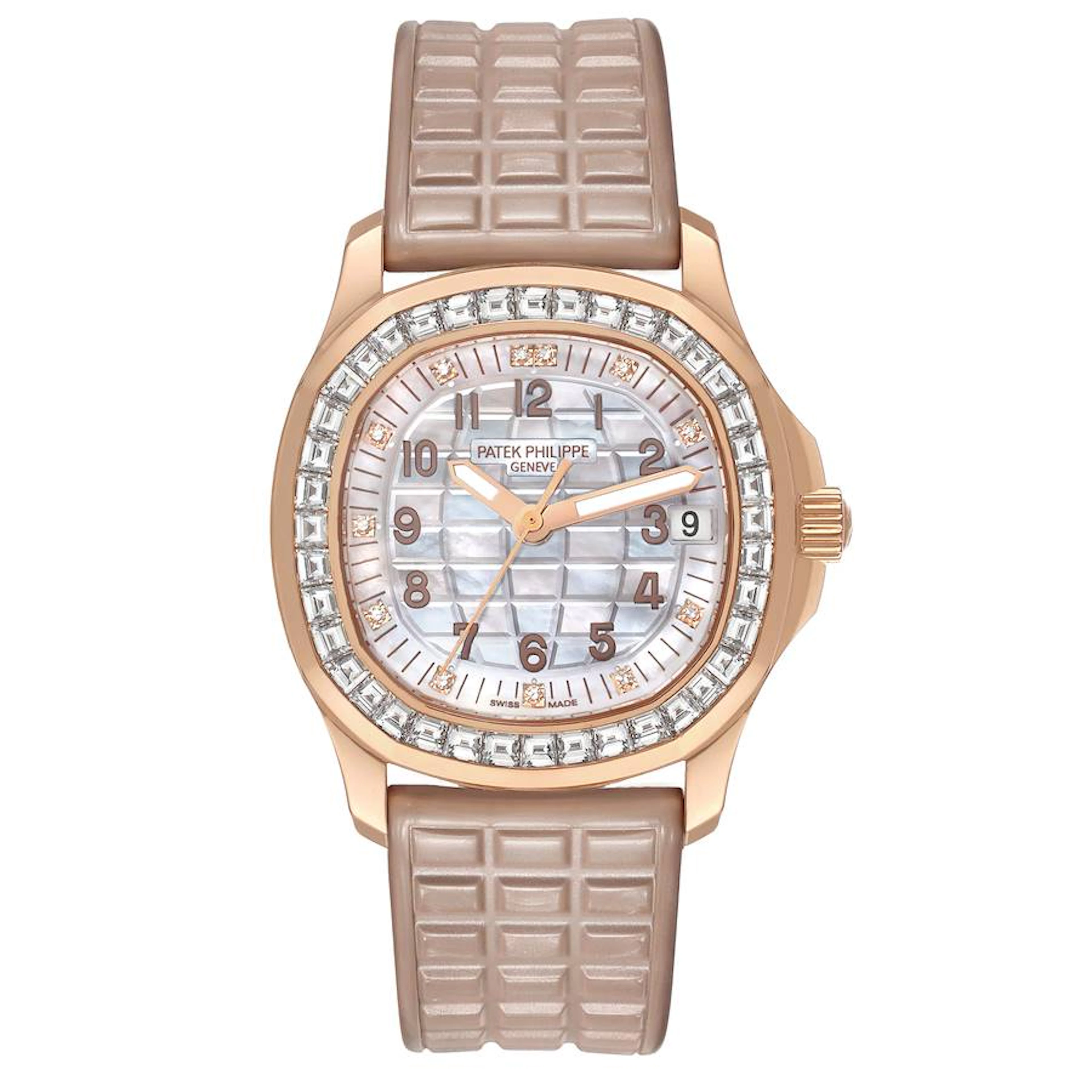 Aquanaut Luce Haute Joaillerie (Reference 5072R-001). A 35.6mm rose