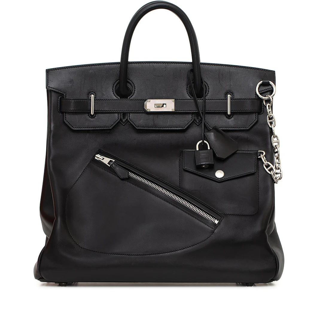 Limited Edition Black Evercalf Rock HAC Haut à Courroies 40 Palladium