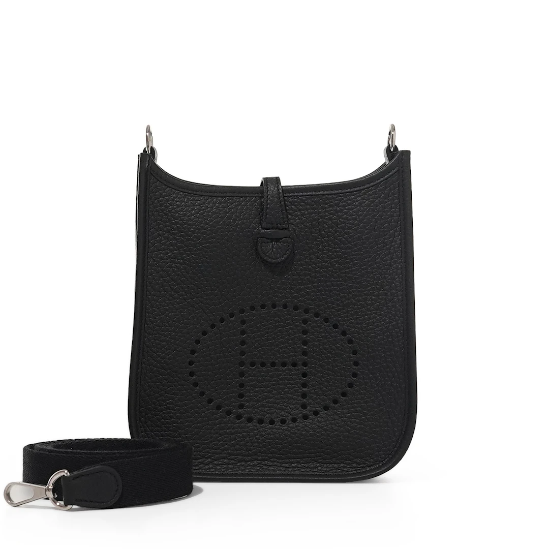 Black Clemence Mini Evelyne II TPM 16 Palladium Hardware, 2023