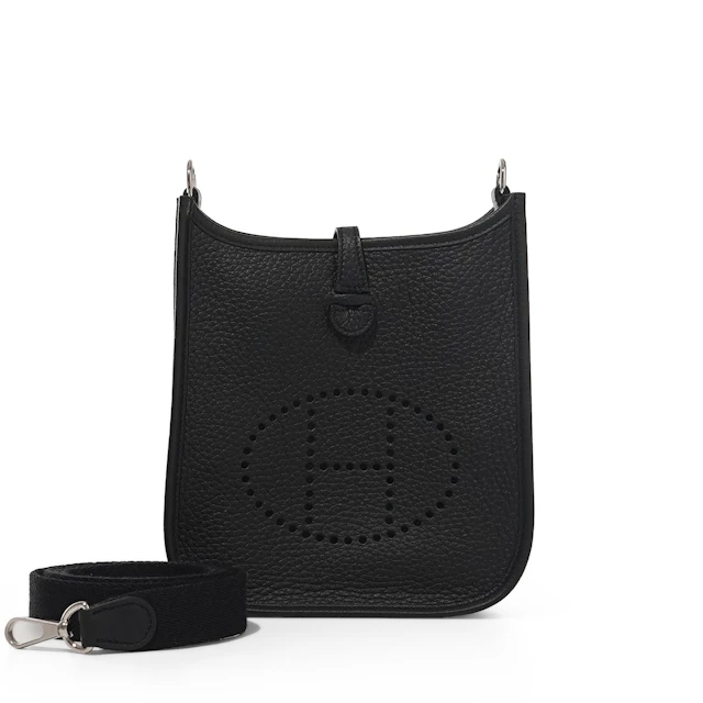 Black Clemence Mini Evelyne II TPM 16 Palladium Hardware, 2023
