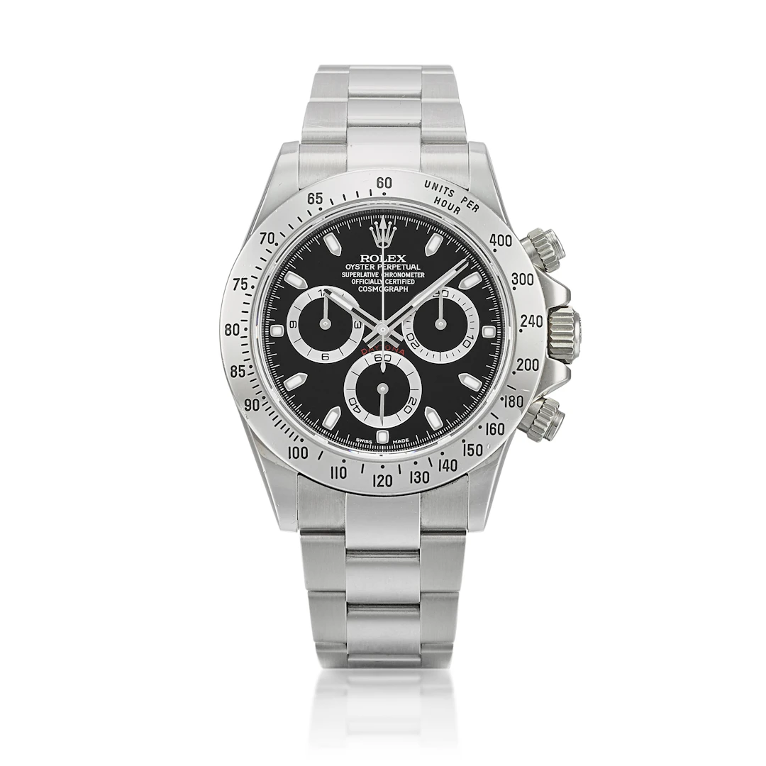 Cosmograph Daytona (Reference 116520). A 40mm stainless steel automatic