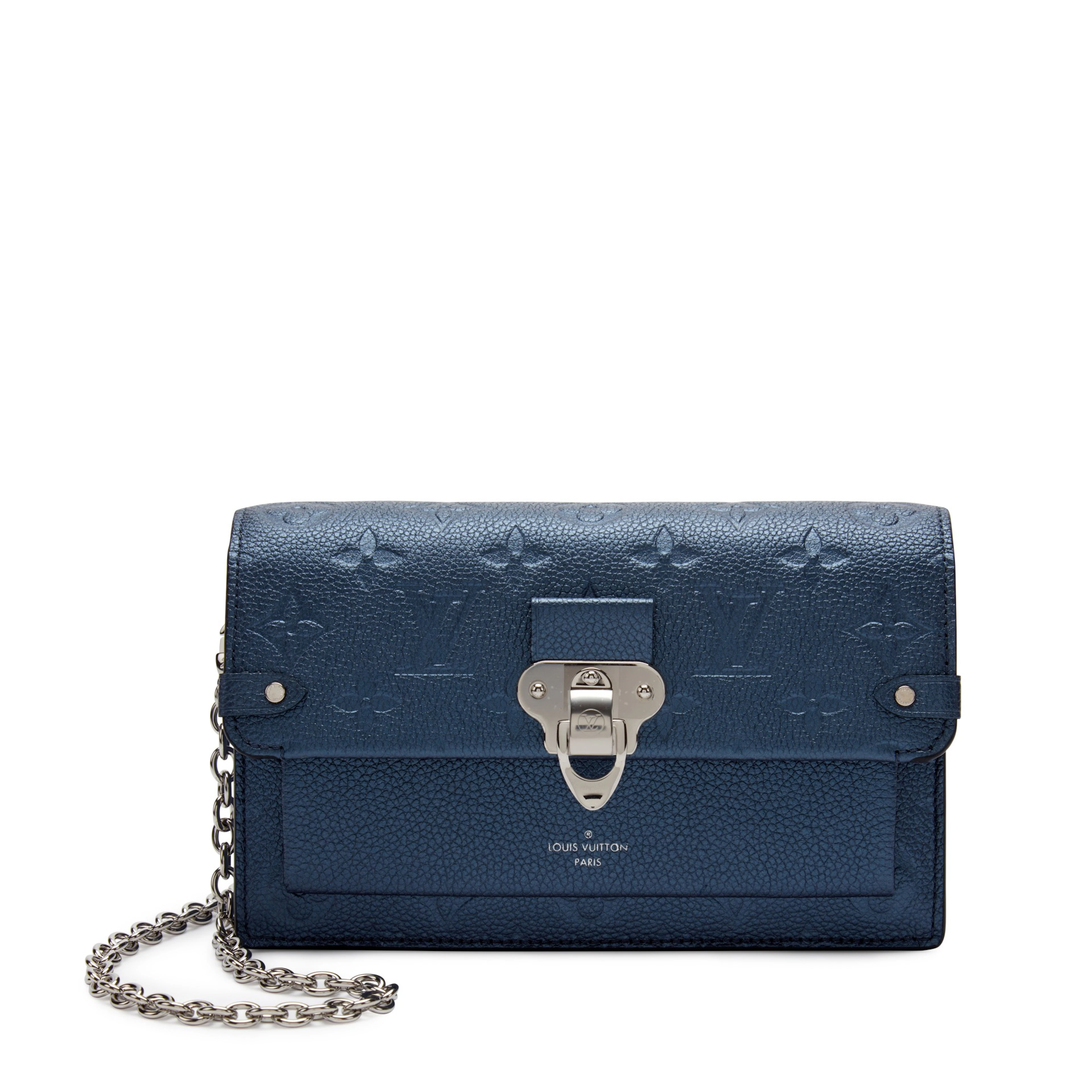 Platine Monogram Empreinte Vavin Chain Wallet Silver Hardware, 2021