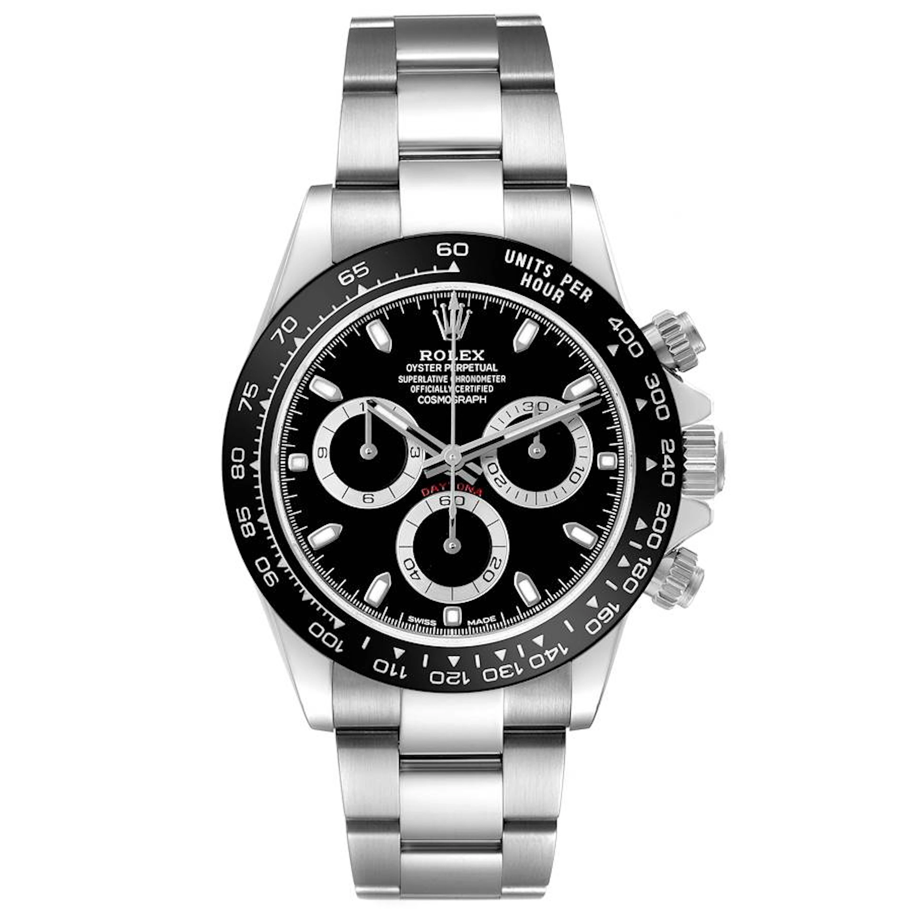 Cosmograph Daytona (Reference 116500LN). A 40mm stainless steel automatic