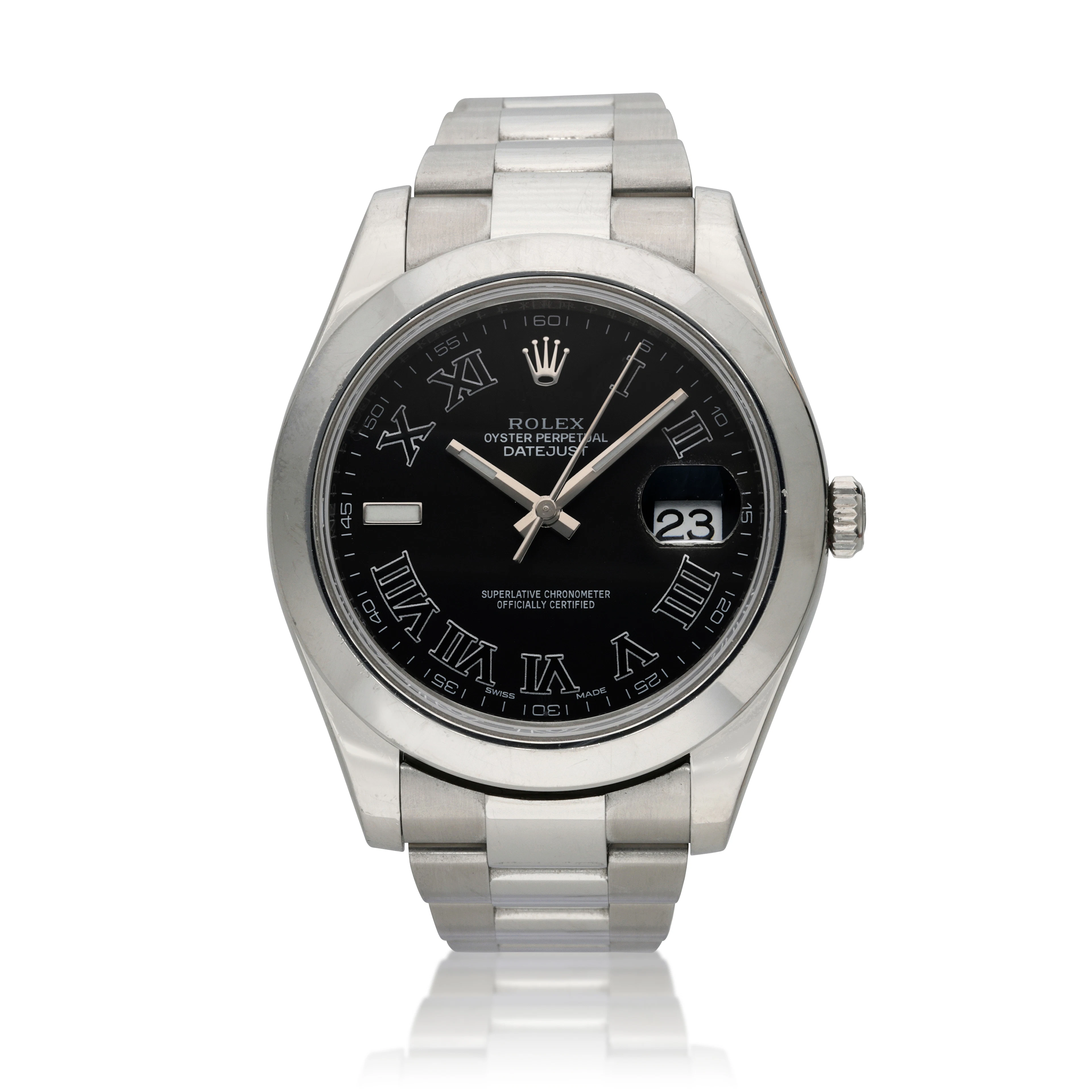 Datejust (Reference 116300). A 41mm stainless steel automatic wristwatch