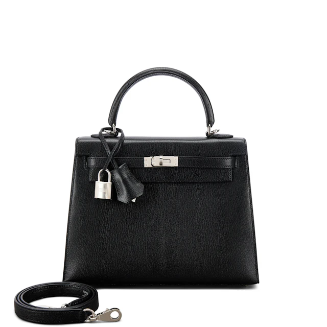 Black Chèvre Chamkila Kelly 25 Sellier Palladium Hardware, 2025