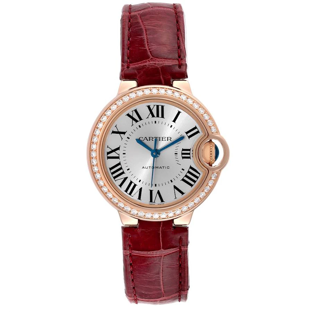 Ballon Bleu Medium (Reference WJBB0033). A 33mm rose gold diamond