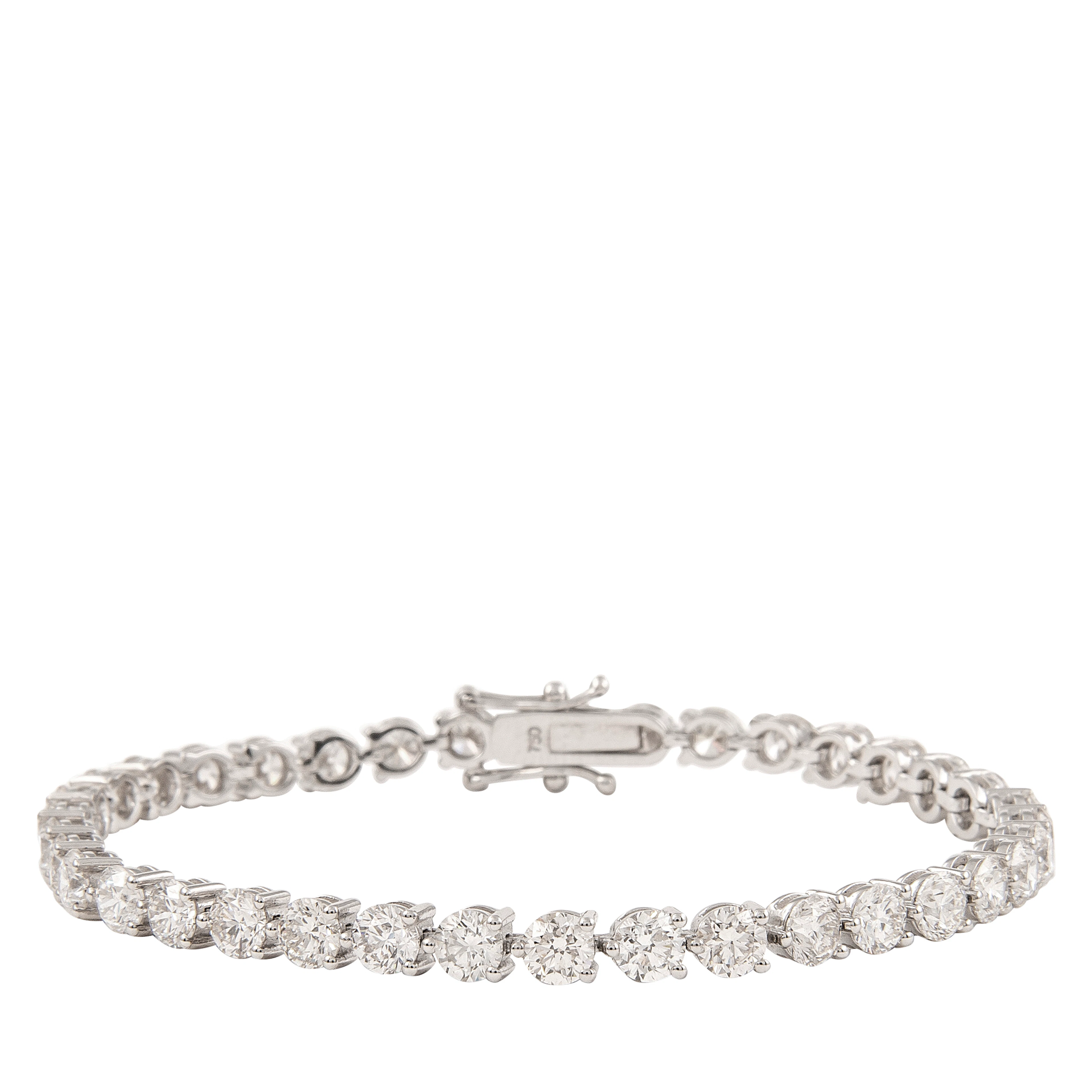 White Gold and 10.85ctw Diamond Tennis Bracelet