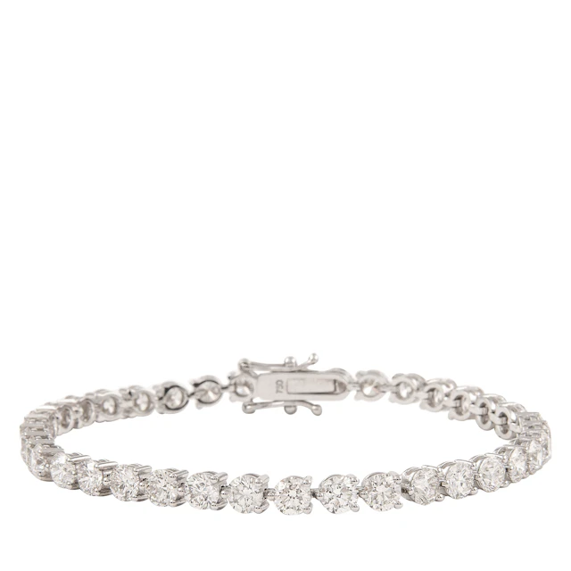 White Gold and 10.85ctw Diamond Tennis Bracelet