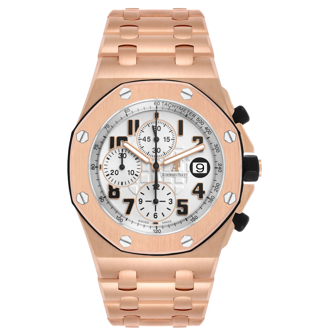 Royal Oak Offshore (Reference 26170OR.OO.1000OR.01). A 42mm rose gold