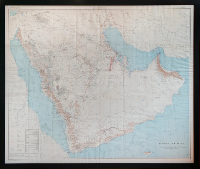 Map of the Arabian Peninsula