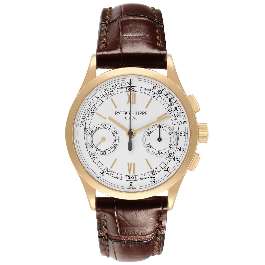 Complications (Reference 5170J-001). A 39mm yellow gold manual wind