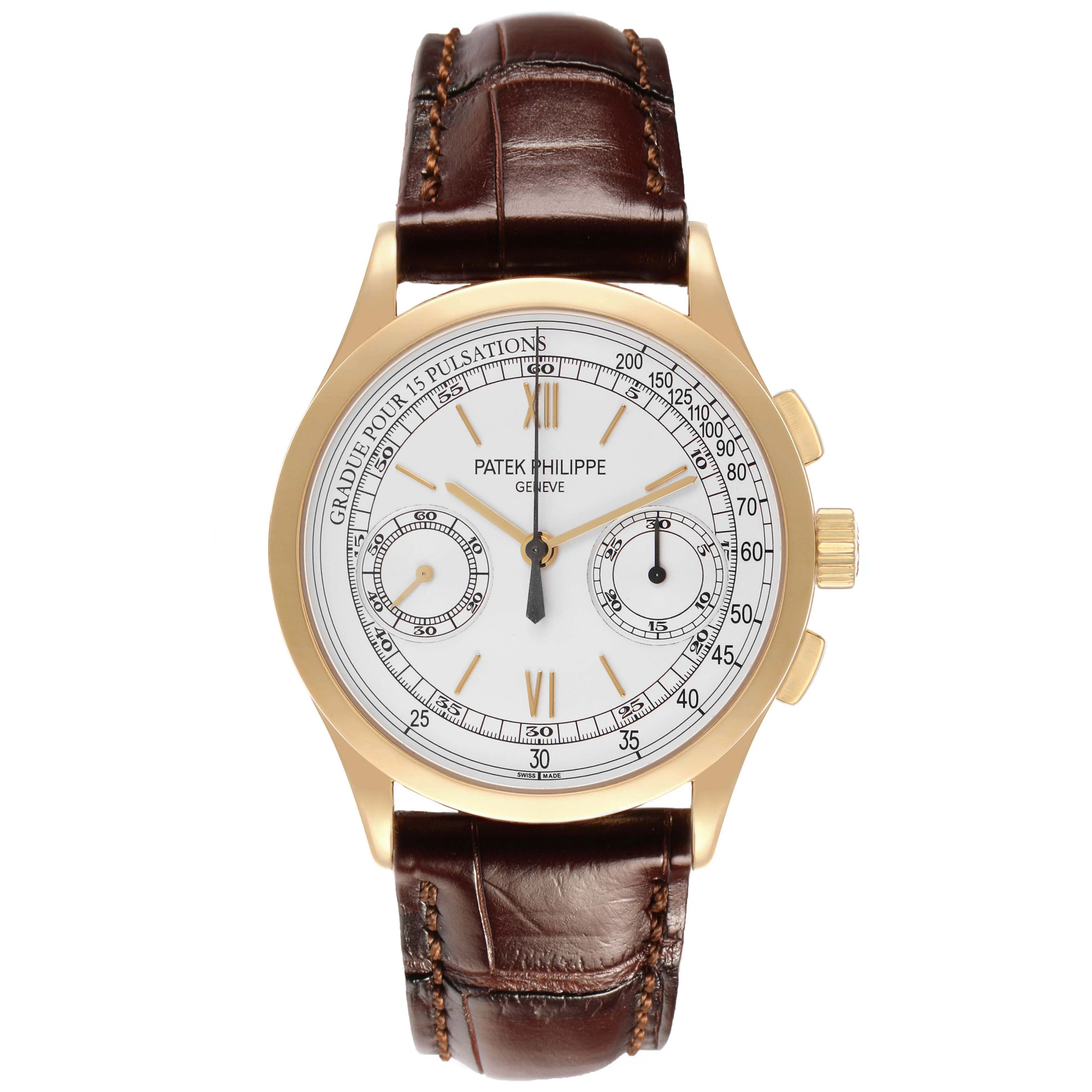 Complications (Reference 5170J-001). A 39mm yellow gold manual wind