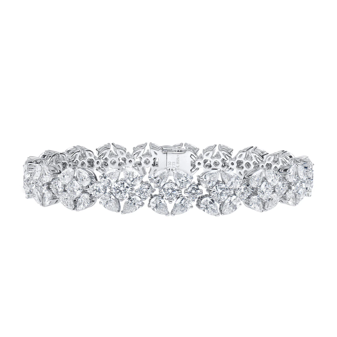 White Gold and Diamond Bracelet