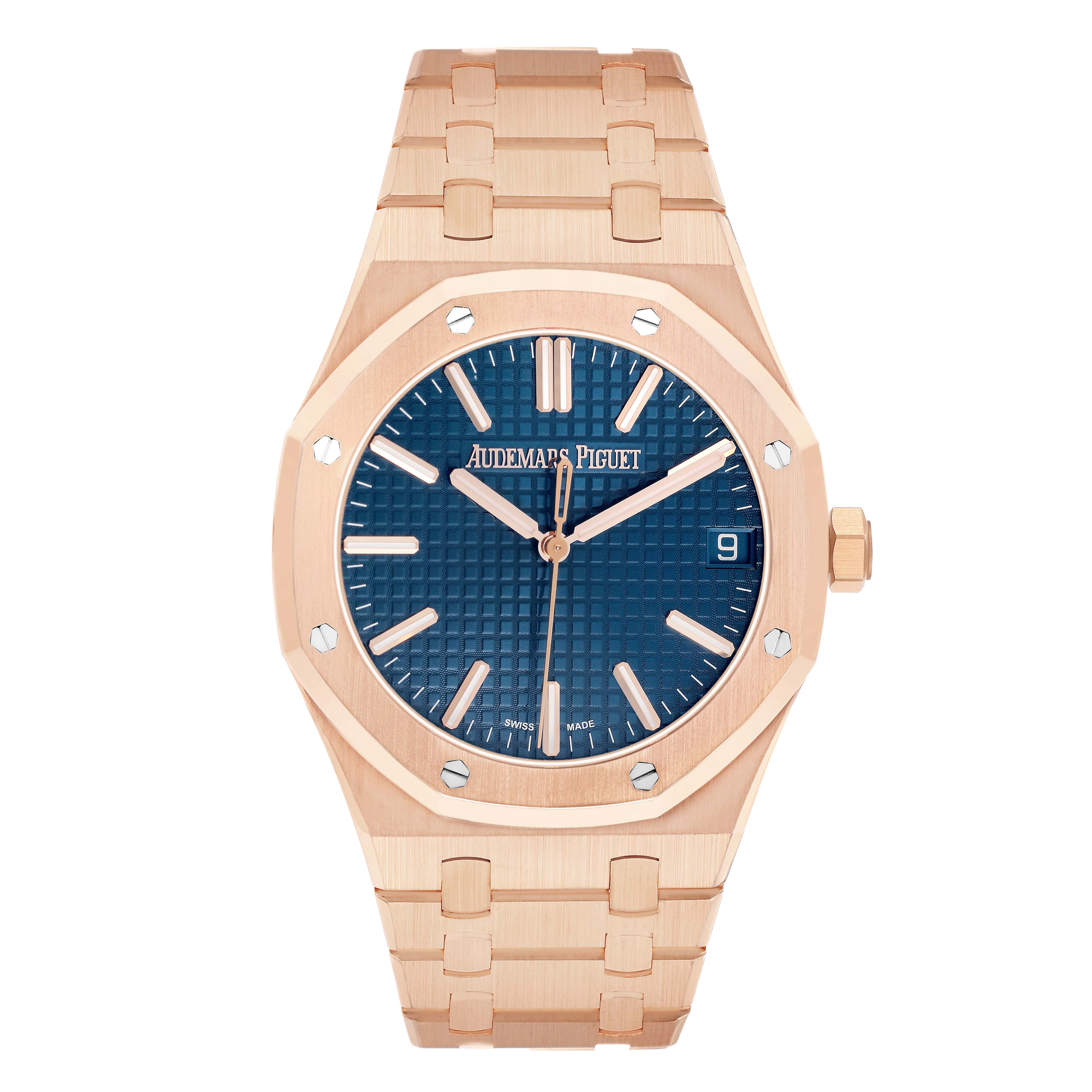 Royal Oak (Reference 15510OR.OO.1320OR.03). A 41mm rose gold automatic
