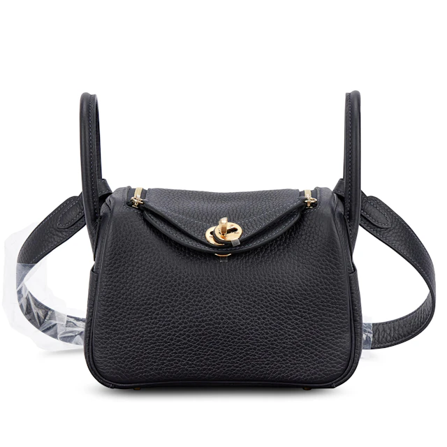 Bleu Nuit Clemence Mini Lindy II Gold Hardware, 2025