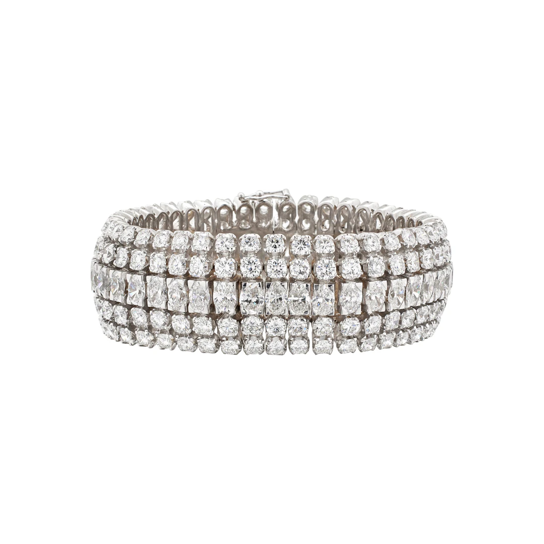 White Gold and Diamond Bracelet