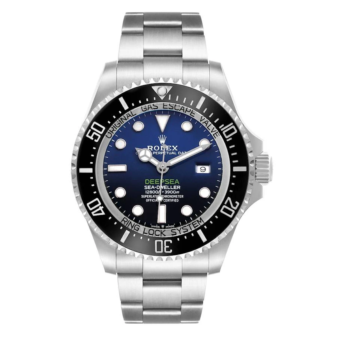 Sea-Dweller D-Blue (Reference 126660). A 44mm stainless steel automatic