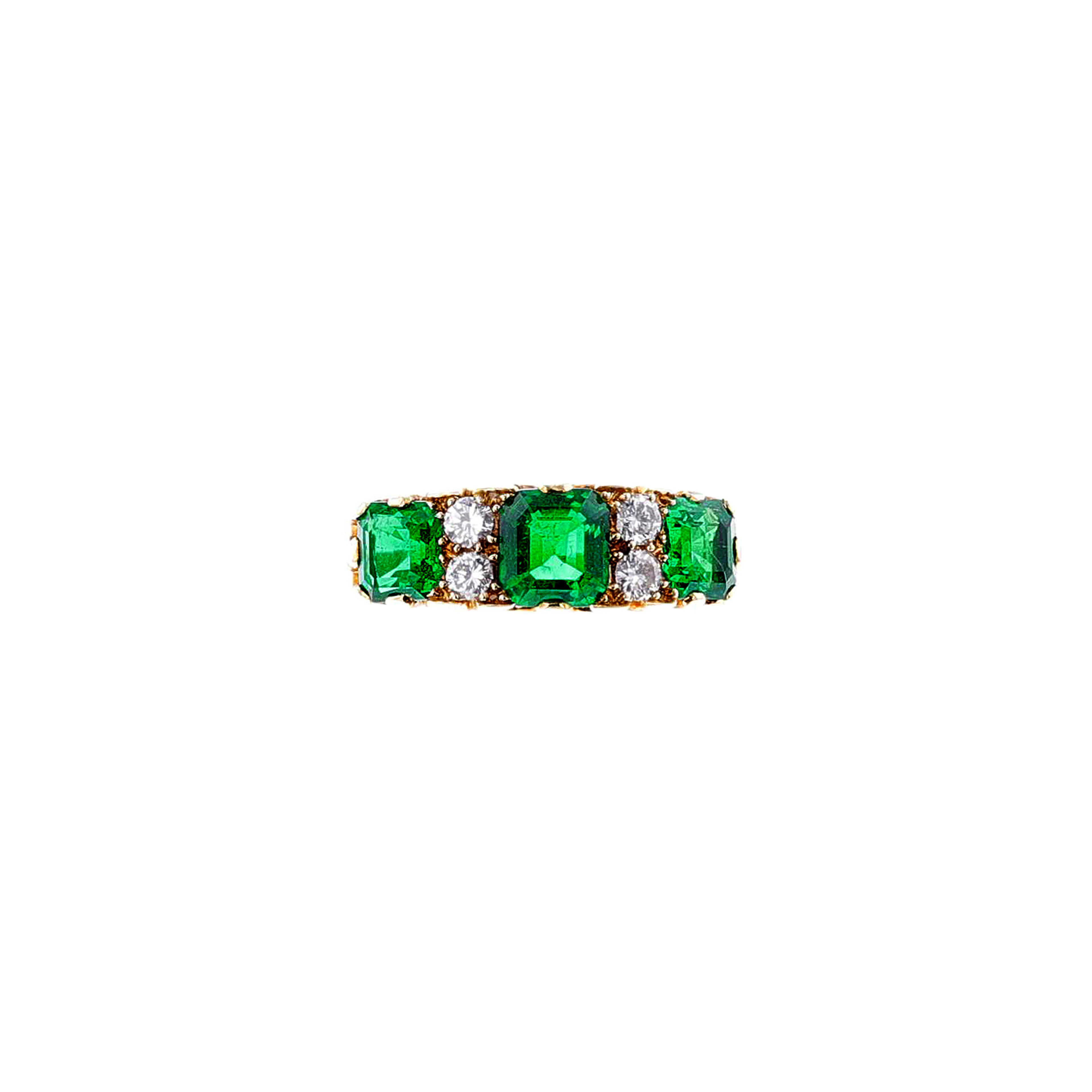 Gold, 2.25ct Colombian Emerald and Diamond Ring