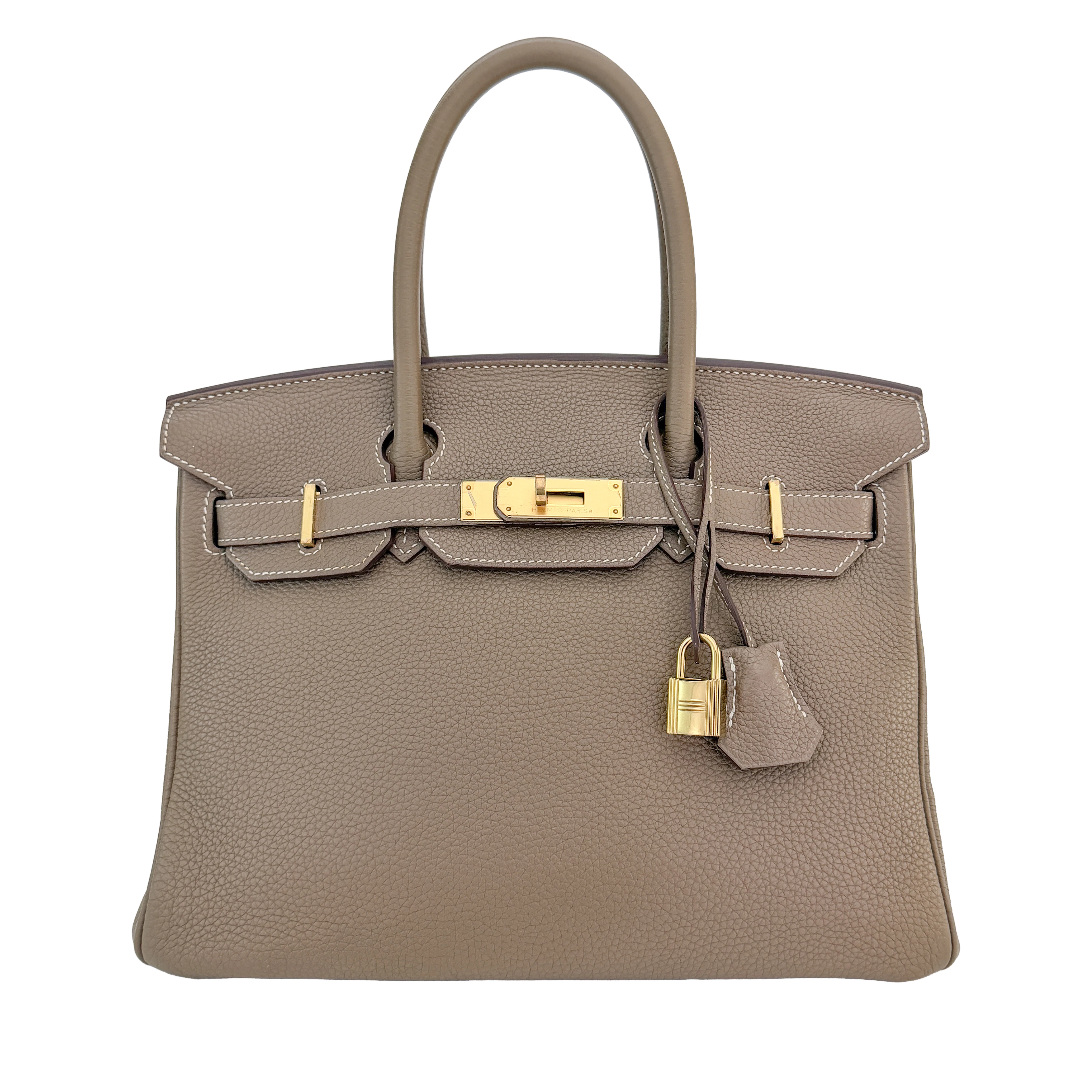 Etoupe Togo Birkin 30 Gold Hardware, 2012