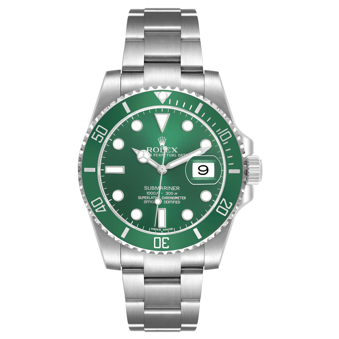 Submariner 'Hulk' (Reference 116610LV). A 40mm stainless steel automatic