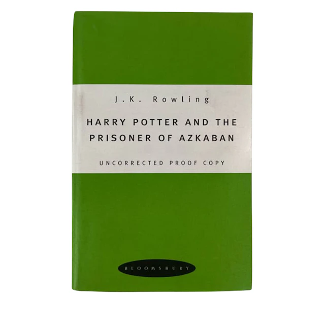Proof of Harry Potter and the Prisoner of Azkaban