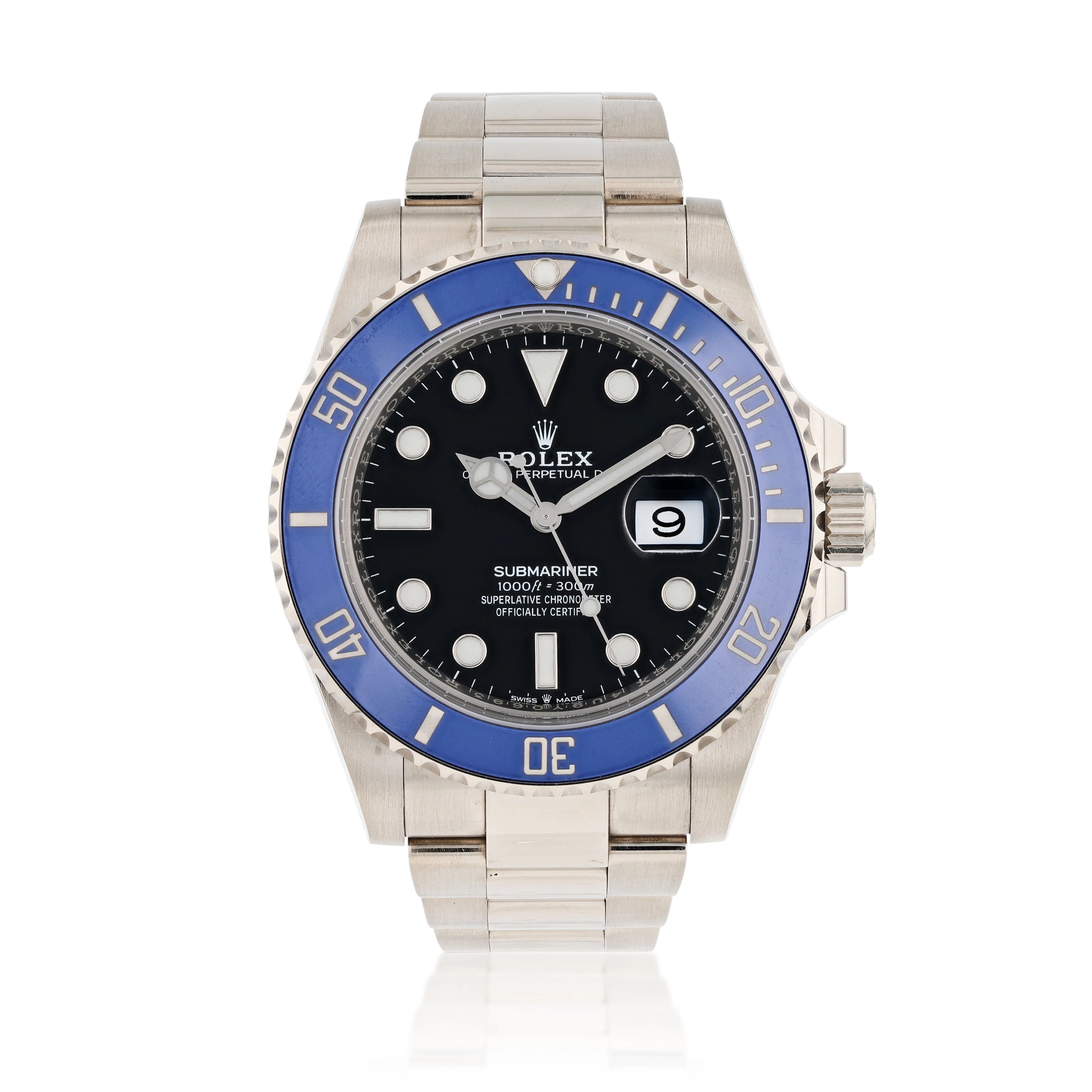 Submariner, reference 126619LB | white gold wristwatch with date and