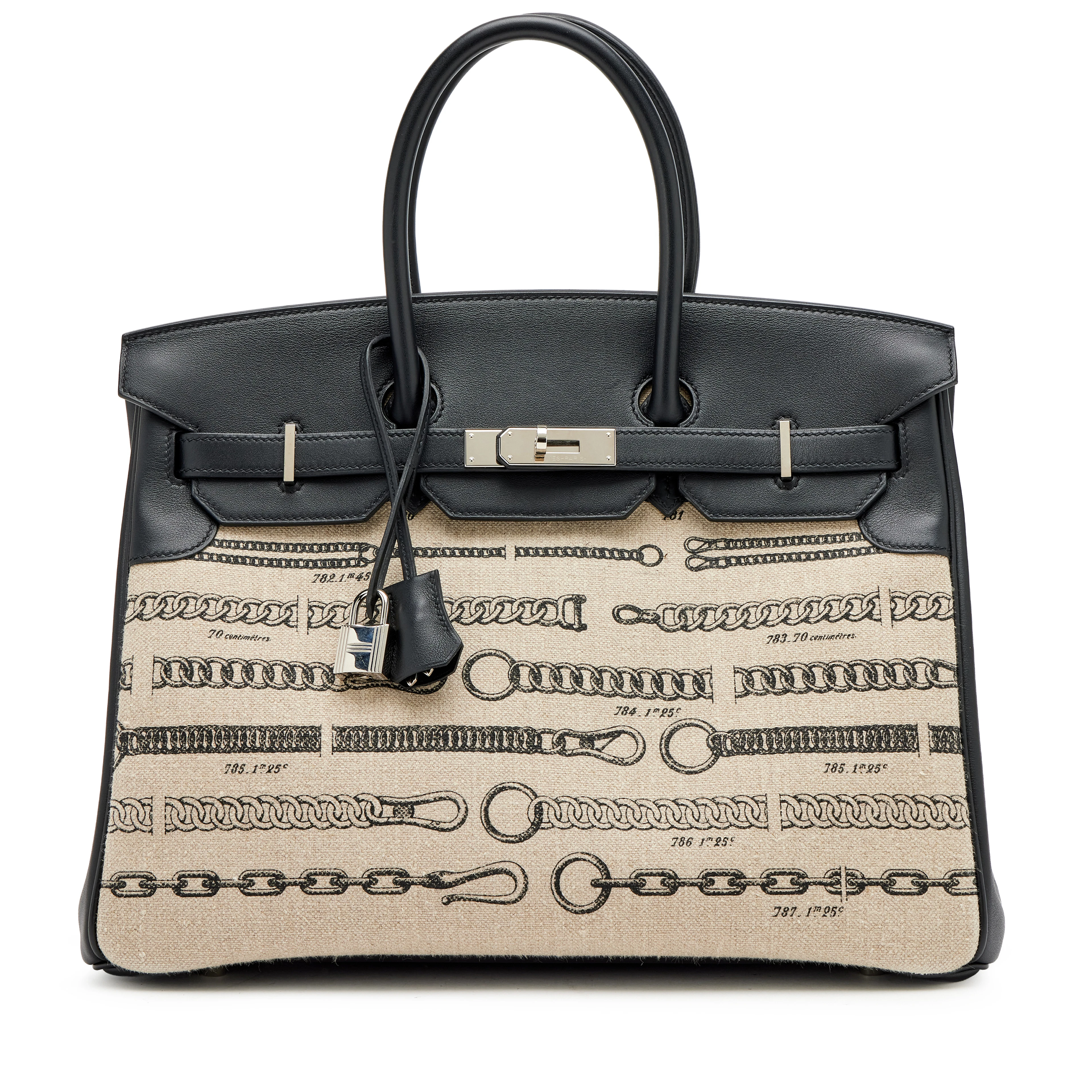 Limited Edition Black Swift and Toile De Camp Déchaînée Birkin 35