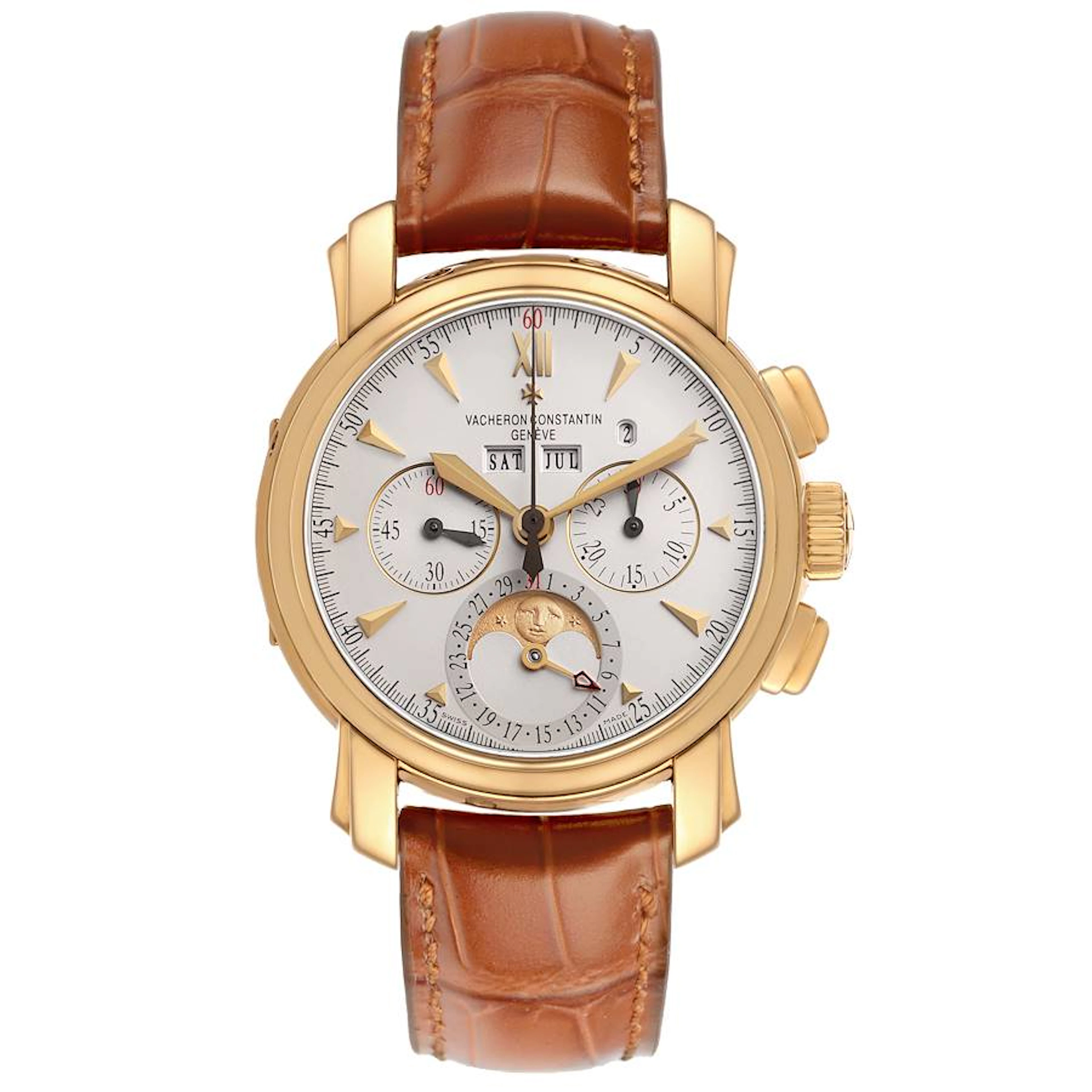 Malte (Reference 47112/000J). A 42mm yellow gold manual wind wristwatch