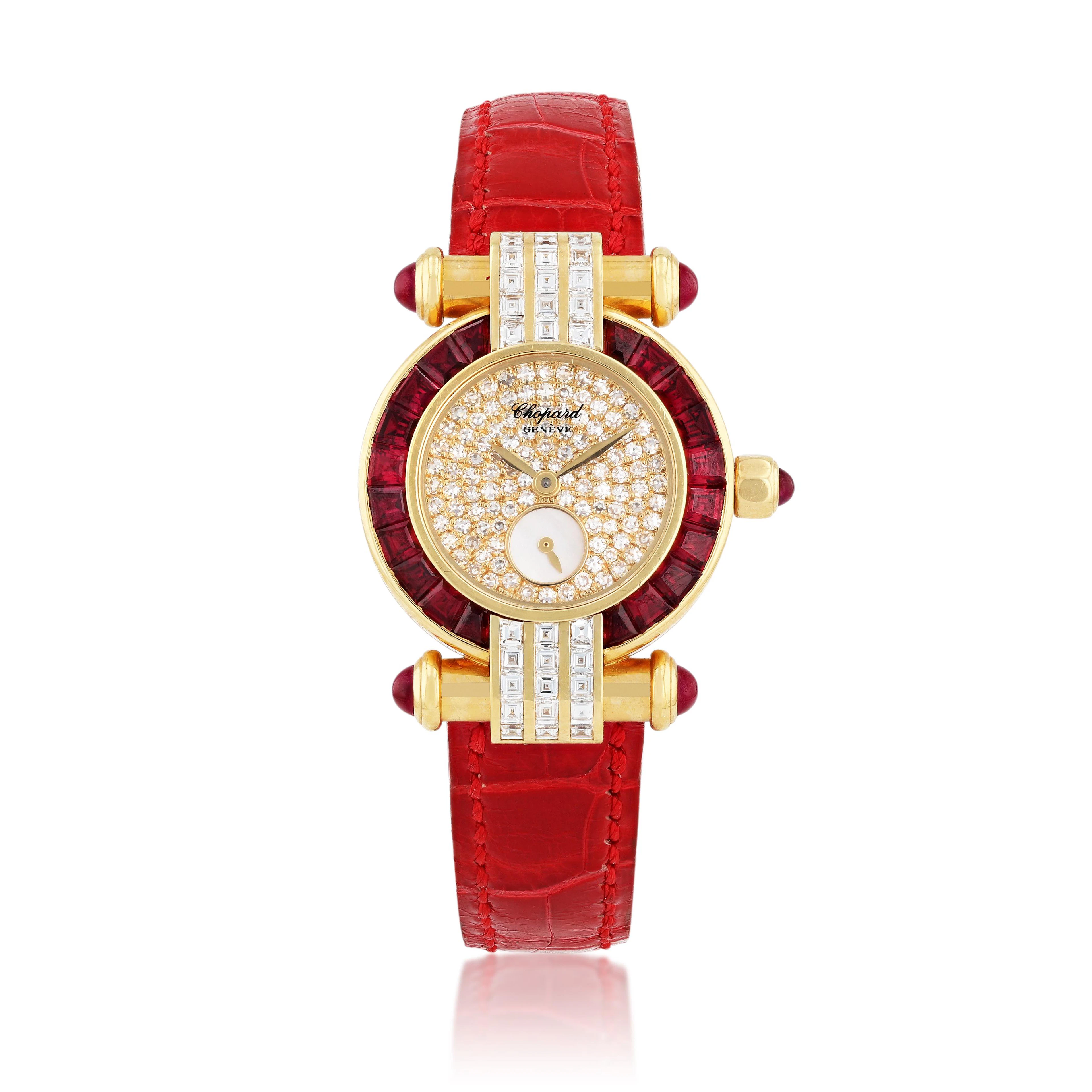 Montre de dame or, diamants et rubis, "Impériale" | Lady's gold, diamond